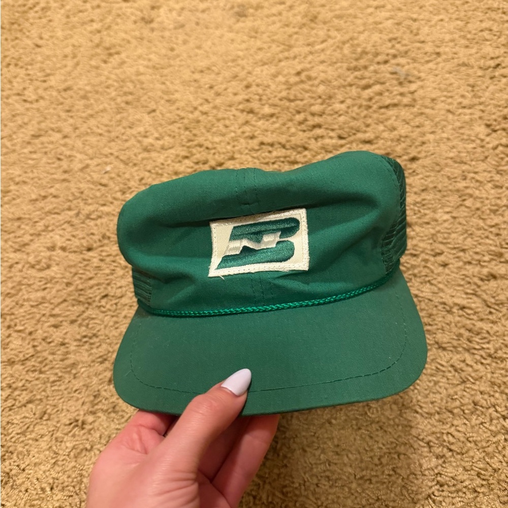 Vintage Burlington Northern Railroad Lot of Three Hats